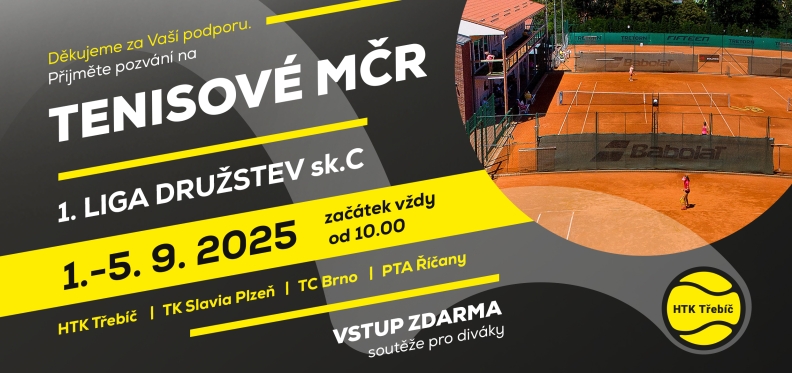 Tenisové MČR 1.liga družstev sk. C
